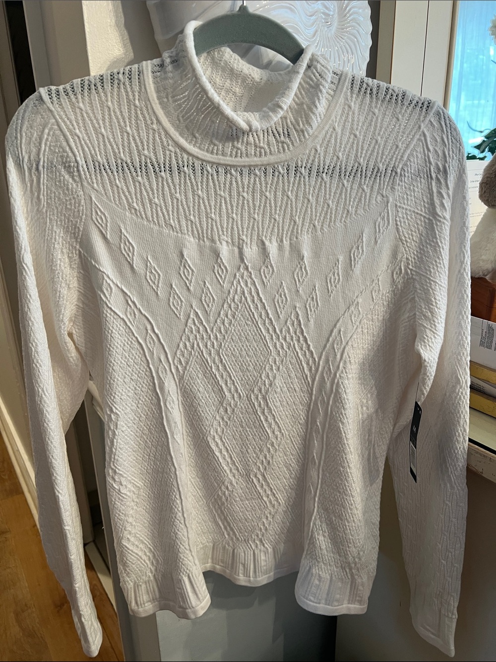 Nic and Zoe Funnel Neck Light Weight Sweater NWT